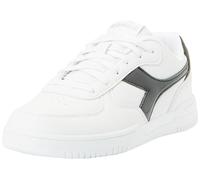 Diadora Women's Raptor Low Moon Wn Gymnastics Shoes, White Black, 8 UK