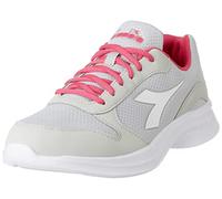 Diadora Women's Robin 4w Gymnastics Shoes, Grey Silver Dd Pink Yarrow, 5 UK