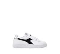 Diadora Women's Step P Teatime Gymnastics Shoe, White Black, 4 UK