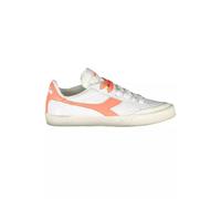 Diadora WoMens White Fabric Sneaker Leather - Size 36.5 EU/IT