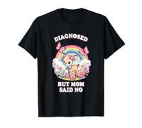 Diagnosed But Mom Said No Cute Deer Rainbow T-Shirt
