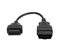 Diagnostic Cable Connector OBD 16Pin Universal Extension Cable Diagnostic Adapter Connector 0.98ft Male to Female