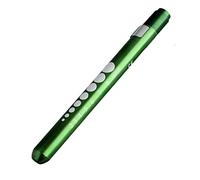 Diagnostic Medical Penlight Pen Torch Reusable LED Pen Light Medical Penlight with Pupil Gauge Flashlight Doctor Nurse EMT Emergency Torch Green