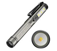 Diagnostic Medical Penlight,Rechargeable Pen Torch Light,Reusable LED Penlight with Built-in Battery,Pupil Gauge for Doctor,Nurse,Emergency