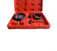 Diagnostic Pressure Gauge Kit for Fuel Pump and Vacuum Line Testing on Carbureted Engines with Color Coded 4 Inch Display