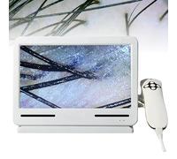 Diagnostic Scalp Analysis Skin Diagnosis Hair Analyzer, 200x Microscope Care Tool, High-Definition Imaging, Detect Follicle Problems