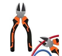 Diagonal Cutting Pliers 8 Inch Professional Precision Wire Cutters Steel Wire Cutters Nippers with Soft Grip for Jewelry Making Electrical Work DIY Projects