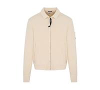 Diagonal Fleece Sweatshirt - male - C.P. Company - Light Jackets - Beige - M - Jackets M