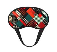Diagonal Geometric Pattern Sleep Mask Soft Comfortable Eye Mask with Adjustable Strapblackout Eye Sleep Shade Cover for Women Girls Men Travel Yoga Nap Shift Work
