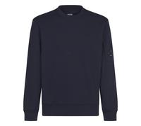 Diagonal Raised Fleece Crew Neck Lens Sweatshirt - male - C.P. Company - Sweatshirts - Blue - L - Sweatshirts & Hoodies L