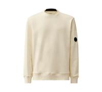 Diagonal Raised Fleece Crewneck Lens Sweatshirt - male - C.P. Company - Sweatshirts - Beige - L - Sweatshirts & Hoodies L