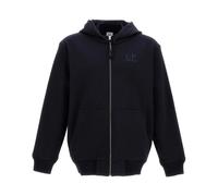 Diagonal Raised Fleece Full Zip Sweatshirt M