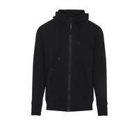 Diagonal Raised Fleece Goggle Zipped Hoodie L