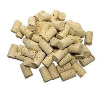 DIAH DO IT AT HOME 100 Pack Natural Straight Wine Corks - Standard Size Stoppers for DIY Winemaking & Brewing - Airtight Seal for Bottling Homemade Wine & Cider - Professional Quality