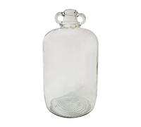 DIAH Do It At Home 4.5L Glass Demijohn with Double Handles - Carboy Fermentation Vessel for DIY Homebrew Wine, Cider & Mead - Durable Glass Jug for Storage & Secondary Fermenting