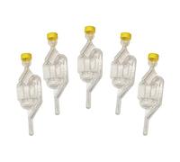 DIAH DO IT AT HOME 6 x Fermentation Airlock Bubbler for Wine Beer Making Home Brewing (6 x Airlocks [2-Chambers])