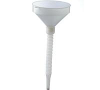 DIAH DO IT AT HOME Extra Large Plastic Funnel (25cm Diameter) with Flexible Spout - Food Grade Tool for DIY Winemakers & Brewers - Curved Pouring Spout for Glass Carboys, Mead & Cider
