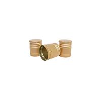 DIAH DO IT AT HOME Gold Screw Cap 30mm x 35mm Spare Caps Home Brewing Lid for Bottles (Pack of 16 Caps)