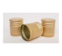 DIAH DO IT AT HOME Gold Screw Cap 30mm x 35mm Spare Caps Home Brewing Lid for Bottles (Pack of 8 caps)