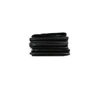 DIAH DO IT AT HOME Heavy-Duty Black Tarpaulin, 220gsm, Weatherproof Strong Tarp, Reinforced Edges, Rust-Resistant Grommets, Ground Sheet Cover 2m x 4m 6.5ft x 13ft