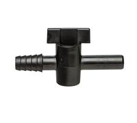 DIAH DO IT AT HOME in-Line Butterfly Tap for DIY Home Brewing & Winemaking - Conical Hose Connector fi 8.5-11.5mm - Professional Flow Control Valve for Beer, Wine & Cider Siphons