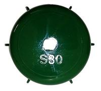 DIAH Do It At Home S30 Keg Cap Replacement - Heavy Duty Plastic Lid & Pressure Barrel Spare Part for 2-Inch Neck Homebrew Beer Kegs, Cider Making & Gas Injection