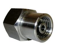 DIAH Do It At Home S30 Soda Adapter CO2 Cylinder Connector - Heavy Duty Metal Gas Injection Spare Part for Homebrew Beer Pressure Barrels, Keg Carbonation & Dispensing