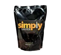 DIAH DO IT AT HOME Simply Lager Beer Making Kit with Airlock - Makes 40 Pints (23L) of Classic Crisp Lager - High-Quality 1.8kg Malt Extract Pouch - Easy DIY Craft Beer Ingredients Set