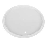 DIAH DO IT AT HOME Spare Drilled Plastic Lid for 25L & 30L Fermenting Buckets - Airtight Replacement Lid with Pre-Drilled Hole for Airlock - BPA-Free Food Grade Plastic for DIY Home Brewing & Wine