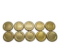 DIAH DO IT AT HOME Twist off Lid for Jars Ø 43mm - 4 hooks for Jam Marmalade Preserving 10pcs.