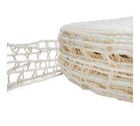 DIAH Do It At Home White Elastic Meat Wrapping Netting (50m Roll) - Heavy Duty Bignet 150/8T Butcher Webbing for Pork, Beef, Turkey, DIY Meat Processing & Cooking