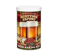 DIAH Geordie Scottish Export Beer Making Kit with Airlock - Makes 40 Pints (23L) of Traditional Amber Malt Ale - Premium DIY Craft Beer Ingredients Set - Rich Scottish Flavor