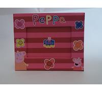 DIAKAKIS Greece 5205698135477 Kit 2 Photo Frame Peppa Pig, Glitter Print
