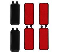 Diakey 4 Pack Travel Lint Brush for Clothes, Foldable Reusable Lint Roller Travel Size Small, 2-Sided Mini Portable Pet Hair Remover for Purse Pocket Car, Black
