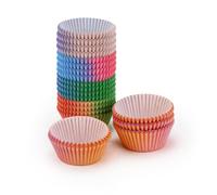 Diakey 500 Count Cupcake Liners, Rainbow Paper Muffin Liners Standard Cupcake Wrappers, Greaseproof Baking Cups for Wedding, Birthday, 5 Gradient Colors