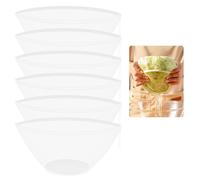 Diakey 6 Pack Nut Milk Bag, Bowl-Shaped Reusable Cheese Cloth Bag for Straining, Fine Mesh Food Strainer for Almond Milk, Juice, Tea, Cold Brew Coffee, Greek Yogurt, Large