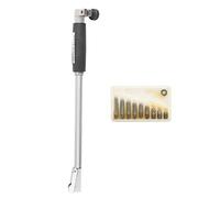 Dial Bore Gage Rod Aluminum Alloy, Internal Diameter Gauge with 9Pcs Measuring Side Heads 18-35mm, Precision Tool for Engine Cylinder Measurement, Includes 1pc Rod