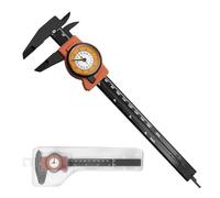 Dial Caliper Metric 0-150mm 0-6 Inch Vernier Caliper with Dial Measuring Tools Carpentry Tool Ruler Micrometer(0-150mm Imperial)