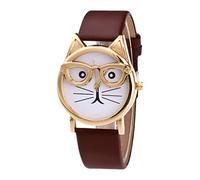 Dial Fashion with Glasses Watch Strap Quartz Women's Women's Watch Womens Wrist Watches