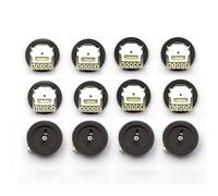Dial Gear Potentiometer Single Duplex Volume 16 * 2mm B103 B503 5 10 20 50K 100 200 500 10Pcs(1K duplex 5 pin)