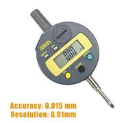 Dial Indicator, 0-12.7x0.01/0.001mm ABS Digital Indicator IP54 Origin Electronic Dial Indicator Gauge Micrometer Thickness Measuring Tools(12.7MM)