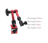 Dial Indicator, 200mm Universal Small Dial Indicator Magnetic Stand Base Holder 0-0.8mm 0.01 Dial Test Comparator for Equipment Calibration(200mm-40-36-37)