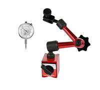 Dial Indicator, Dial Indicator Magnetic Holder Dial Bore Gauge Magnetic Stand Base Micrometer Measure Tools Hour Type Indicator Comparator Watch(0-10mm)