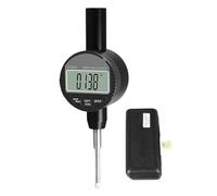 Dial Indicator Gauge Digital Display High Accuracy 0.001mm Resolution 0 to 30mm Range Mechanical Industrial Laboratory Measurement Tool Aluminum Alloy Material 3V Battery Included