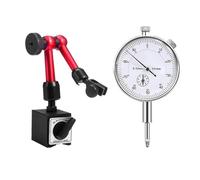 Dial Indicator Magnetic Holder Dial Bore Gauge Magnetic Stand Base Micrometer Measure Tools Hour Type Indicator Comparator(10mm and Stand A)