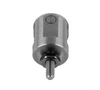 Dial Indicator Replacement Tip with M2.5 Thread, 10mm Roller Diameter, 22.5mm Length, Stainless Steel Measuring Head Part for Analog and Dig