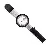 Dial Indicator Torque Wrench Indicating Torquemeter,Precision Instruments Torque Force Tester, with 10 Pcs Sockets Set (10-24mm), 1/2 Inch Drive Square Tenon, Support Bidirectional Measurement(50N.m)