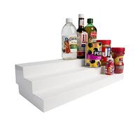 Dial Industries 3 Tier Adjustable Canned Goods Shelves for Kitchen Cabinet and Pantry Organization
