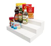 Dial Industries 3 Tier Adjustable Canned Goods Shelves for Kitchen Cabinet and Pantry Organization, Expand A Shelf, Mega