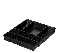 Dial Industries B689K Drawer Organizer Tray Set, Black